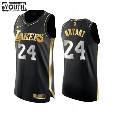 Kinder NBA Los Angeles Lakers Trikot Kobe Bryant 24 2020-21 Schwarz Golden Edition Swingman